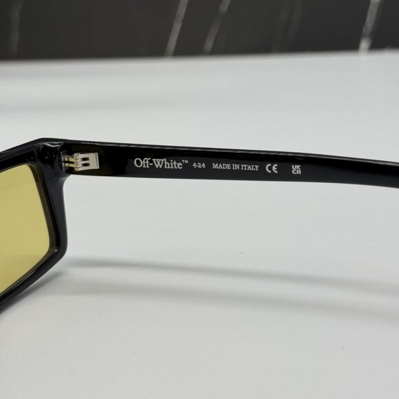 NEW OFF-WHITE OERI13A WARREN 1018 SUNGLASSES UNISEX SQUARE HAVANA EYEWEAR - Picture 8 of 9